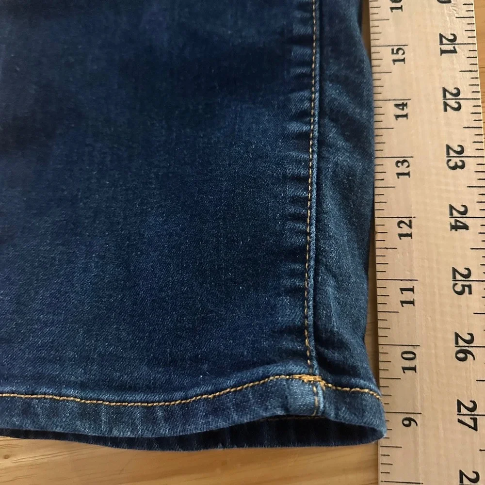 Gap‎ Kids Boys Stretch Straight Jeans Size 14 Dark Wash Indigo Denim Pants
